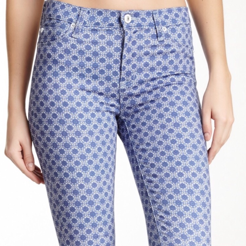 HUDSON Jeans Nico Super Skinny Mid Rise Geo Heaven - Picture 3 of 5